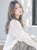 ドット ヘアー(dot.hair)&nbsp;ハイライトカラー / レイヤーカット / センターパート