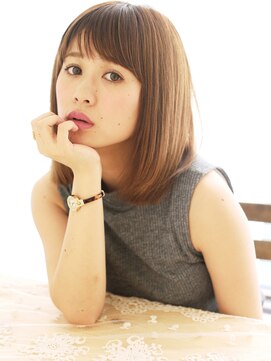 と和×美髪クリニック 巣鴨店 ふんわりボリュームミディー 毛先のふんわり感がカワイイ!