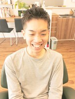 ヘアーメイク ヤマカワ(HAIR MAKE YAMAKAWA) 笑顔×フェードstyle×アップバング＝愛されオシャレ男子