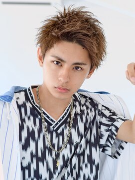 リップス 表参道店(LIPPS) ワイルドアップバングツーブロックサイドパートショート