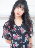 黒髪◆ほつれ清楚パーマ