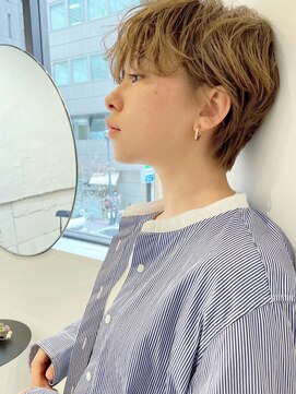 レトン 銀座(leton) Aラインボブ/マロンベージュ/ニュアンスマッシュ[東銀座/銀座]