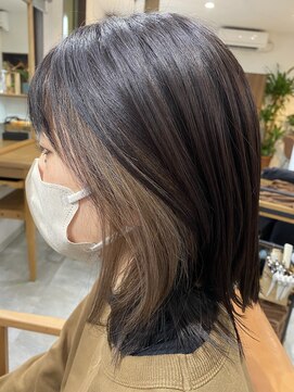 ブレス(Bless) グレージュインナーカラー