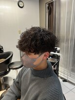 アイズ 海老名(AIZU)&nbsp;波巻ツイストスパイラルパーマ波巻きスパイラルパーマメンズ