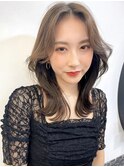 韓国風ヘア/エギョモリ/マットブラウン