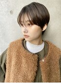 【春日】赤み消し効果◎オリーブベージュ×甘すぎないショート