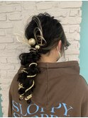 【mio】成人式ヘアセット×編みおろし♪