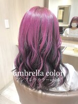 ミルプデザイン(MilP design)&nbsp;嶋村夏実★アンブレラカラー×PINK