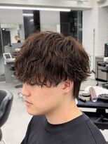 オーバルバイアピッシュ(OVARL by apish) 大きめ緩め波巻きパーマ