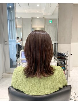 ガリカ 蔵前(Gallica) 【佐久間史将】大人の柔らかベージュ/まとまるミディアムヘア