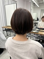 テラス トヨタ(Telasu Toyota)&nbsp;丸顔さんも面長さんも垢抜ける大人かわいいショートボブ☆