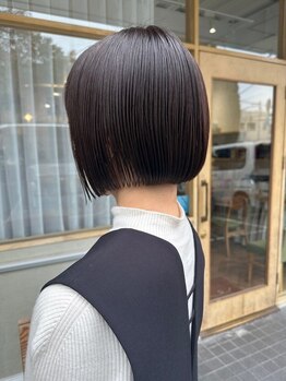 メルク(merc.)の写真/大人女性の魅力を引き出すショートヘアは《merc.》で◇どこから見ても美しいシルエットが長続き！