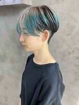 ヴェイン 渋谷(vain)&nbsp;刈り上げハンサムショート　ハイトーンショート