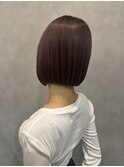 パツッと感＋収まりのいいボブ 担当岩松