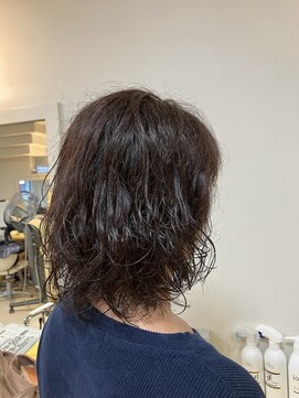 美容室 ステラ ミディアムマッシュレイヤーウェーブ
