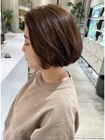 ステアケース 武蔵小杉店(stair:case)&nbsp;大人ショートボブ/ハイライト/白髪ぼかし/武蔵小杉/自由が丘