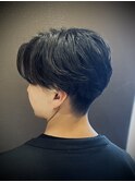 センターパート ショート
