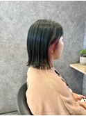 肩はねボブ イヤリングカラー