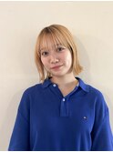 ハイトーンボブ【新潟/ブリーチ/切りっぱなし】