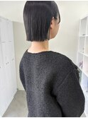 ★パツっと切りっぱなしボブ