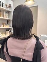 ポジ(poji)&nbsp;ボブ　ミルクティーベージュ　艶髪　髪質改善カラー　ショート