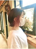 【八田瞳】オレンジ◎イヤリングカラー