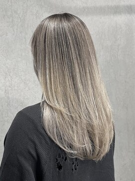 ラック 表参道(LUCK) ミルクティーベージュ/バレイヤージュ/ホワイトベージュ/表参道