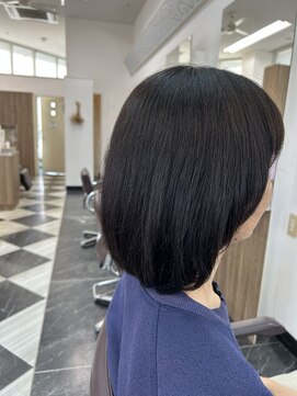 ラポールヘア イオン東長崎店 ツヤツヤヘアマニキュアサイドレイヤーカット
