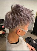 ラベンダーアッシュスパイキーショート
