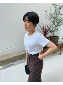 【WATER】ショートカット　カラー　ミニボブ/表参道.南青山
