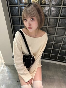 ペレ アネックス 大阪梅田茶屋町店(PELE ANNEX) ミディアムヘア/暗めカラー/グランマッシュ/梅田