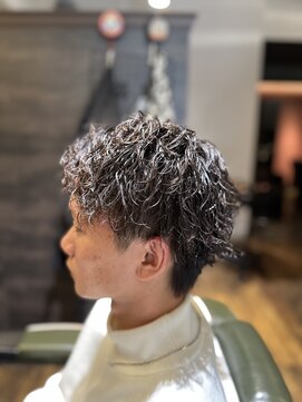 エクファフォーメン(EX-FA FOR MEN) サーフカール/スパイキーショート/ブルーブラック/瀬田