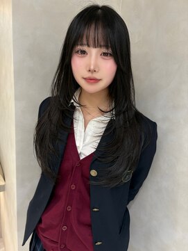 ロンド マーレ 天神大名店(Lond mare) 黒髪/オリーブグレー/小顔に見せるヘア/ココアベージュ