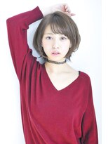 デイズ(days)&nbsp;アッシュ系大人ショート/ひし形シルエット/前髪あり/30代・40代