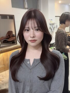 ビュー フクオカ(VIEW FUKUOKA) ラベンダーグレージュ/ロングレイヤー/顔周り/髪質改善