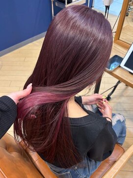 ユニ バイ マグ 長野店(Uni.by Mag) "ちらっと大人可愛い"インナカラー イヤリングカラー