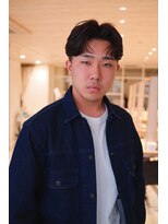 パーク(PAAQ)&nbsp;フェザーパーマニュアンスパーマ毛流れパーマメンズパーマ