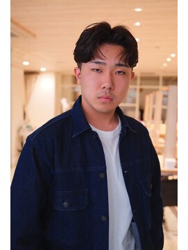 パーク(PAAQ) フェザーパーマニュアンスパーマ毛流れパーマメンズパーマ