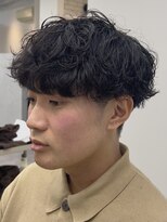 ナム 錦糸町(NAM)&nbsp;MEN’S/リバースセンターパート/ニュアンスパーマ/錦糸町