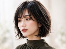 クロム 狭山ヶ丘店(CHROM)の雰囲気（白髪ぼかし×立体感カラー◆軽やかボブ[狭山ヶ丘/髪質改善]）