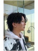 波巻きパーマ