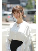 結婚式参列に♪/お呼ばれヘア/おとなっぽヘア/編み込み/ロング