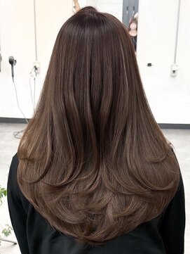ゴカン バイ ジル ブラン 名古屋(Gokan by JIL BLAN) ハイライトバレイヤージュダブルカラーショートカット30代40代