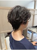 ハンサムウェーブショート
