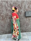卒業式着付け＋ヘアセット