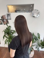 アロハナ 津店(ALOHANA)&nbsp;艶アッシュブラウン/毛量調整カット/髪質再生/レイヤー/10代20代