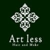 ヘア アンド メイク アートレス(Hair and Make Art less)のお店ロゴ
