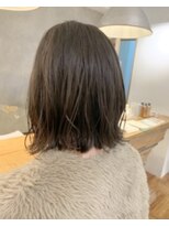 スタジオ ノル(studio noll)&nbsp;切りっぱなしボブ×マロンアッシュ(佐田　真幸)