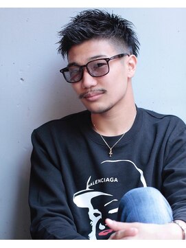 アイリーヘアデザイン(IRIE HAIR DESIGN) 【IRIE HAIR赤坂】ワイルドアップバング×刈り上げ