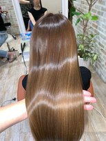 ドール 阪急高槻(DOLL) 髪質改善ツヤ艶フェミニンストレート【高槻】